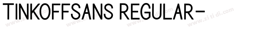 TinkoffSans Regular字体转换